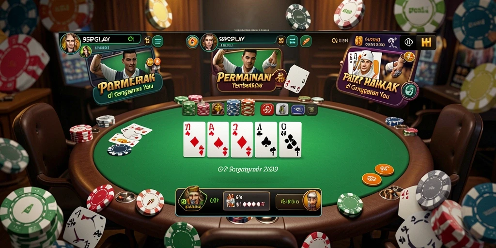 Tampilkan gameplay seru dari aplikasi poker 95PGPLAY.
