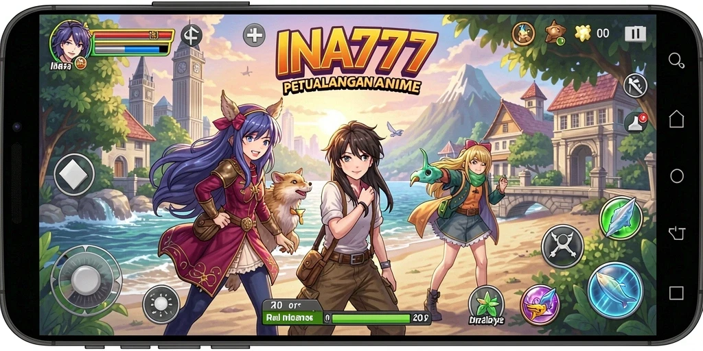 Tangkapan layar menampilkan aksi seru di dunia Anime.