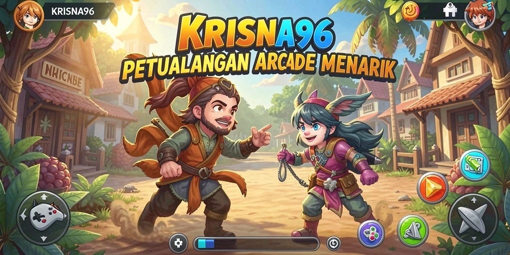 Tampilan gameplay seru dan berwarna dari KRISNA96.
