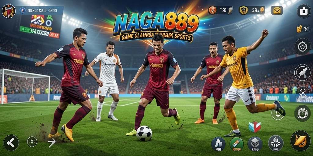 Tampilan gameplay NAGA889 yang menarik dengan berbagai aktivitas olahraga.