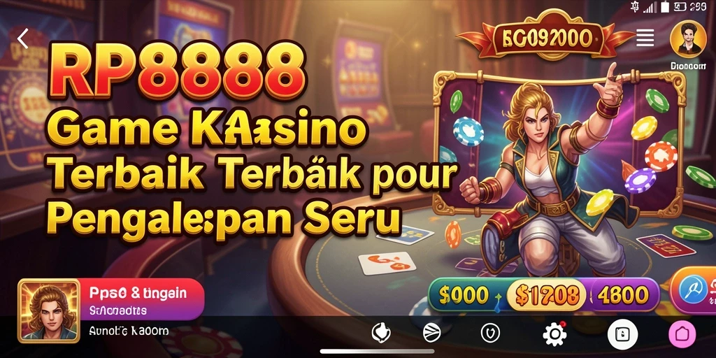Tampilan luar biasa dari gameplay Kasino RP8888 yang mendebarkan.
