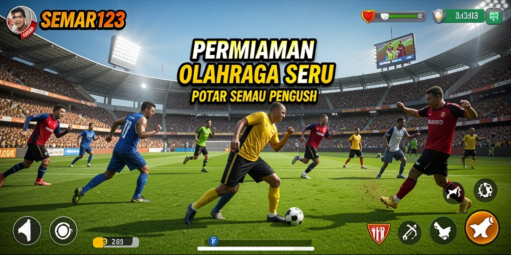Tampilan menarik dari permainan olahraga SEMAR123 yang menampilkan aksi seru.