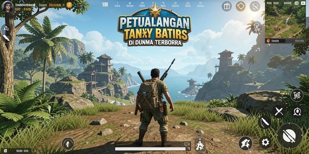 Tangkapan layar gameplay X88 yang menampilkan eksplorasi dalam dunia terbuka.